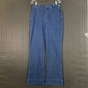 Bagatelle Collection New York Blue Women High Rise Denim‎ Wide Leg Jeans Size 30
